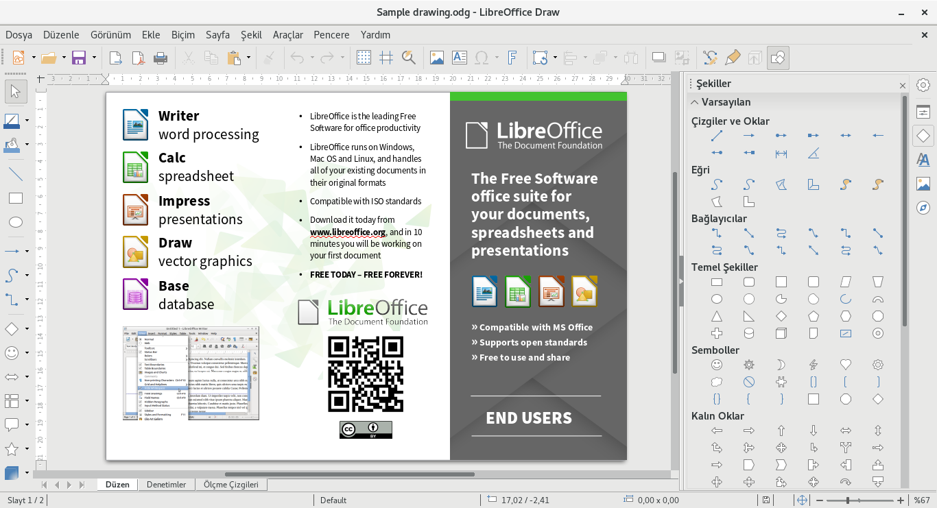 Libreoffice impress диаграмма